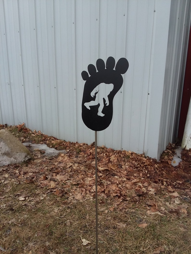 Yeti Bigfoot Sasquatch Metal Yard Art 3 Designs Etsy