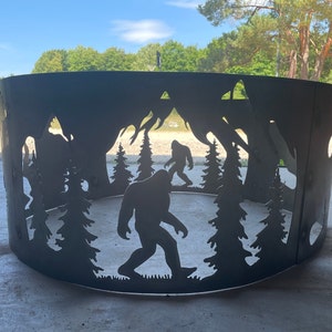 Wildlife - Fire Ring Pit - 4 Panel System - Bolts Together - 6 Designs - High Heat Powder Coat