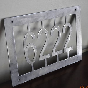 Custom Metal Address Plate/Sign