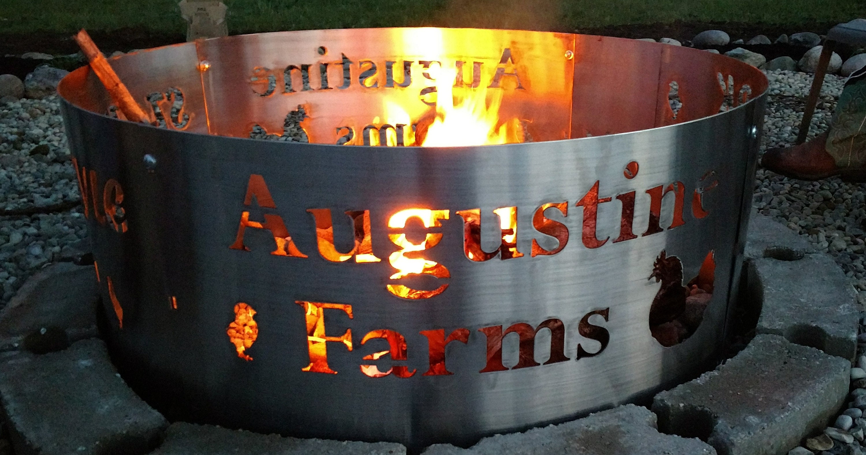 Custom Fire Pit Rings Etsy