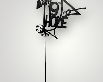 Golf Themed Yard Art Stakes - 2 designs to choose from.