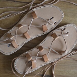 Authentic Handmade, Greek Leather Sandals - Etsy