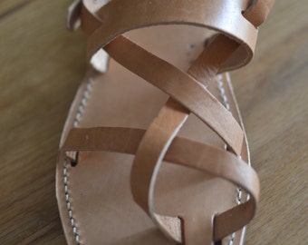Authentic handmade, Greek leather sandals