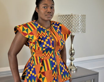African Clothing for Women-Ankara Top-Plus Size African Clothing-Women's Clothing-Ankara Clothing-African-African Fashion-African Clothing