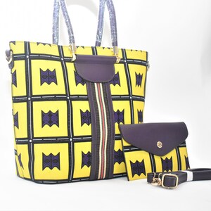 Gift for Her-African Bag,African Print Bag, African Print Bag, Ankara Bag, Ankara Bag, Ankara Purse, African Purse image 1