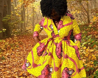 African Clothing for Women-African Clothing-Ankara Dress-African Print Dress-Women's Clothing-Ankara Clothing-African Fashion-African Fabric