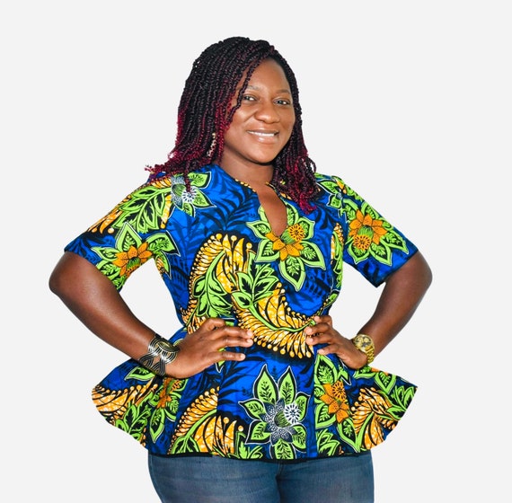 peplum traditional tops