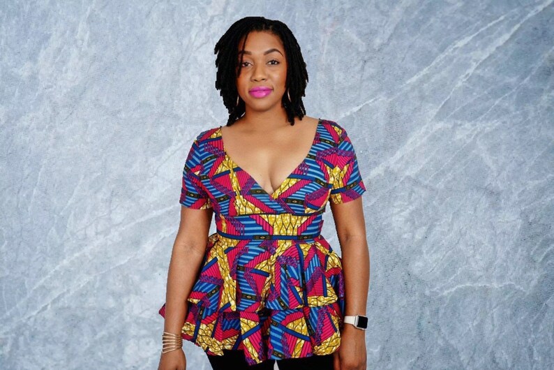 plus size african tops