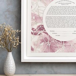 Custom Ketubah, Modern Ketubah, Reform Ketubah, Interfaith Ketubah, Minimalist Ketubah, Floral Ketubah, Ketubah Papercut, Ketubah watercolor