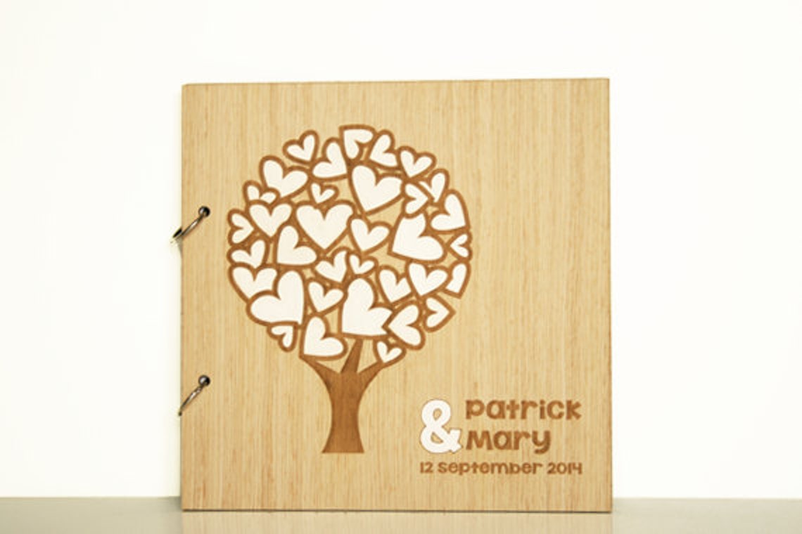 Custom Wedding Tree Guest Book Wedding Guest Book Ideas Etsy