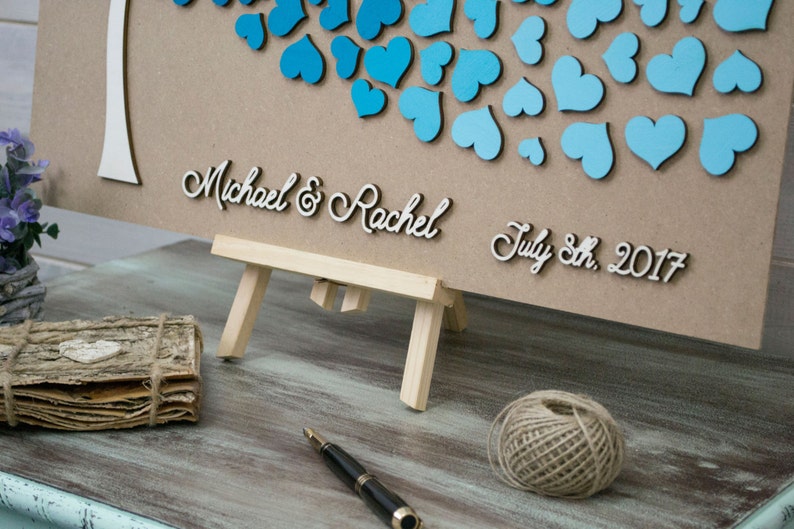 Custom Guest Book Rustic Guestbook 3D Guest Book Unique Etsy Australia