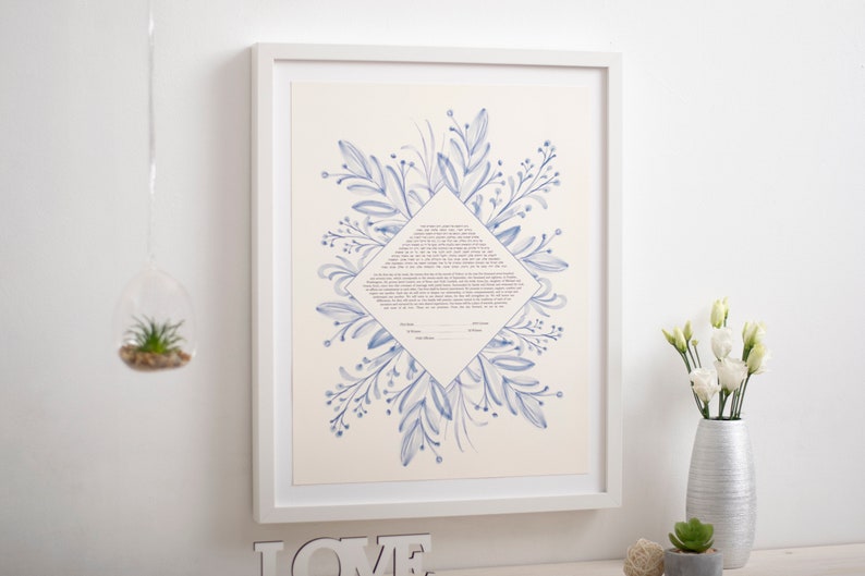 Custom Ketubah Giclee Print Ketubah Reform Ketubah Etsy