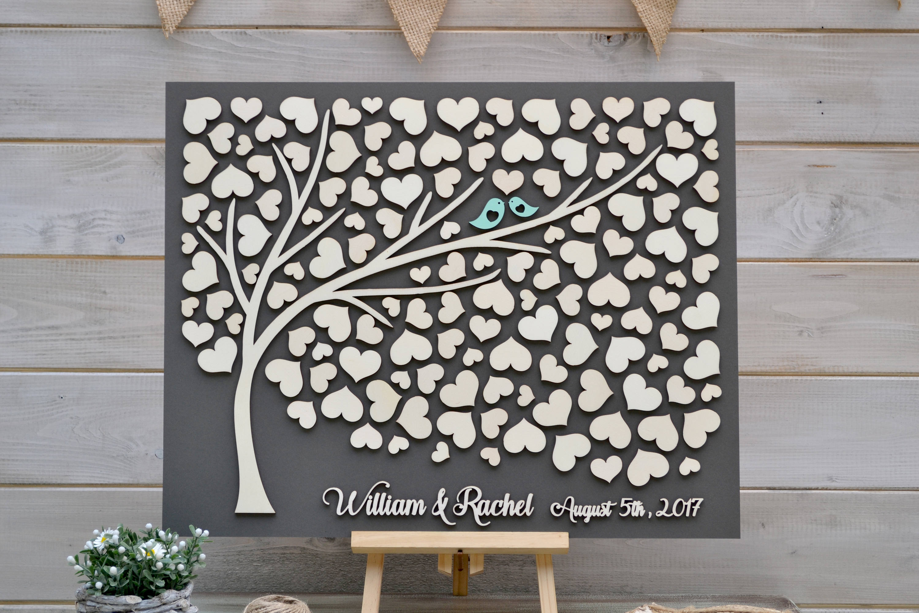 Custom Guest Book Modern Guest Book 3D Guest Book Unique Etsy