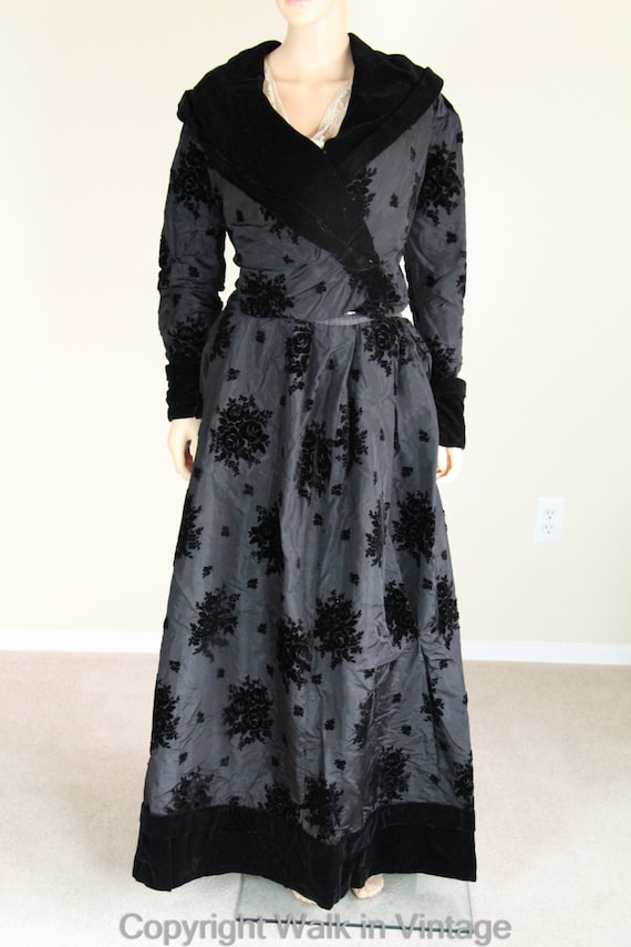 Museum Antique Edwardian Couture Dress by Designer