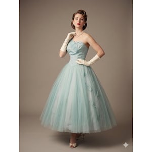 prom dress etsy Robe De Bal Sirne Desse Verte Faite Main