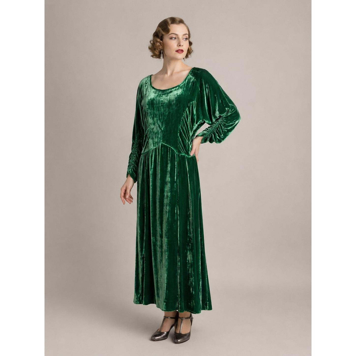 1930s Green Dress - Etsy