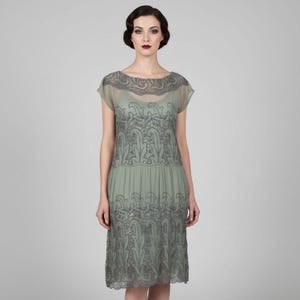 light pink slip dress The Everything in Manuka Honey Calcium Alginate Color:Fern Green Aloha Forest vintage evening dress 35.8 in XS =