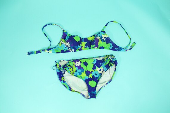 floral bathing suit two piece