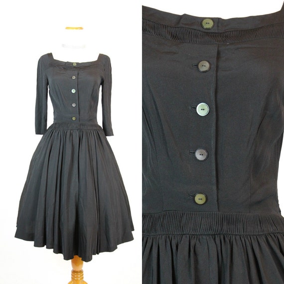 black rockabilly dress