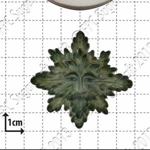 Silicone mould (mold) - 'Green Man' by FPC Sugarcraft | resin mold, fimo mold, polymer clay mold, soapmaking mold C007
