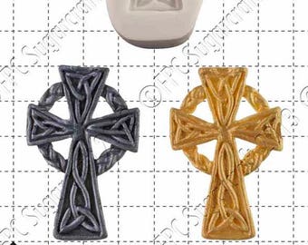 Celtic silicone mould (mold) - 'Celtic Cross' by FPC Sugarcraft | resin mold, fimo mold, polymer clay mold, soapmaking mold, C027