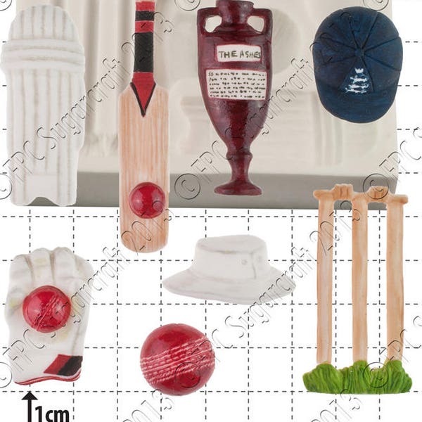 Cricket silicone mould (mold) - 'Cricket' by FPC Sugarcraft | resin mold, fimo mold, polymer clay mold, soapmaking mold, C161