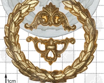 Laurel Wreath silicone mould (mold) - by FPC Sugarcraft | gardening mold, resin mold, fimo mold, soapmaking mold C235