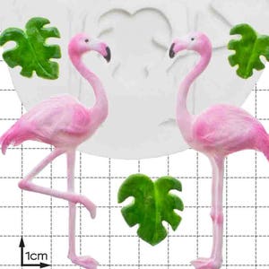Flamingo silicone mould (mold) - 'Flamingos' by FPC Sugarcraft | resin mold, fimo mold, polymer clay mold, soapmaking mold, C230
