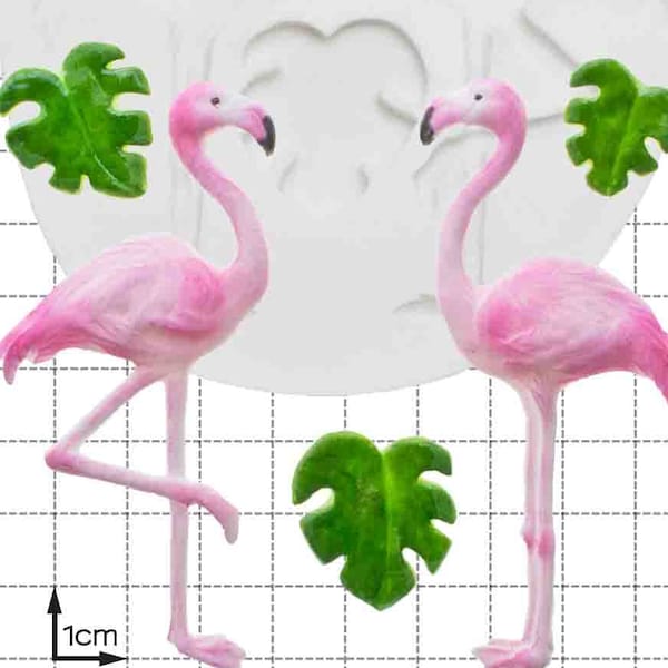 Moule silicone flamant rose (moule) - « Flamants roses » par FPC Sugarcraft | moule, moule fimo, moule en argile polymère, moule en savonnerie, C230 en résine