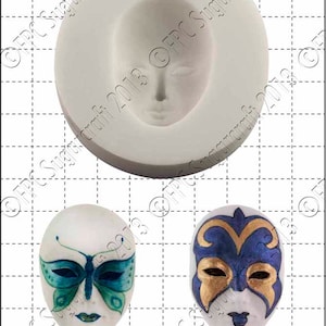 Maske Silikon Schimmel (Schimmel) - "Venezianische Maske" von FPC Sugarcraft | Harz-Fimo Schimmel, Polymer Clay Schimmel, Schimmel, Seifenherstellung Schimmel C003