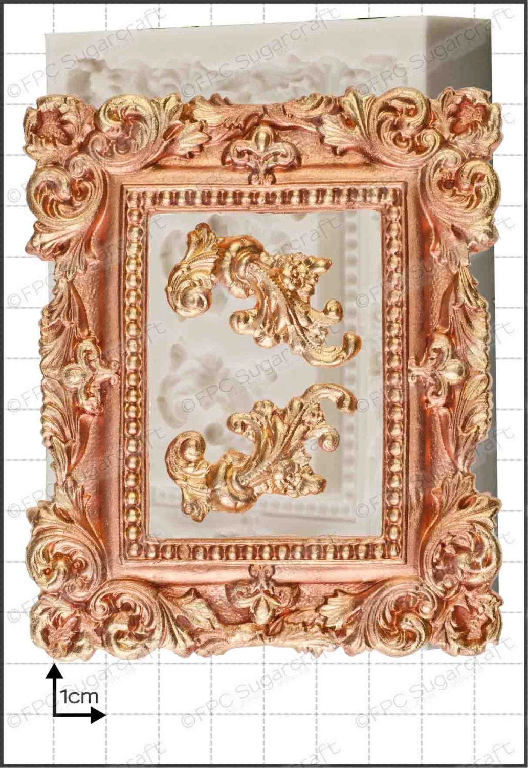 Frame Silicone Mould (mold) - 'picture Frame (large)' by FPC Sugarcraft ...