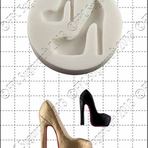 Shoe silicone mould (mold) - &#39;Fashion Shoe 4&#39; by FPC Sugarcraft | resin mold, fimo mold, polymer clay mold, soapmaking mold C123