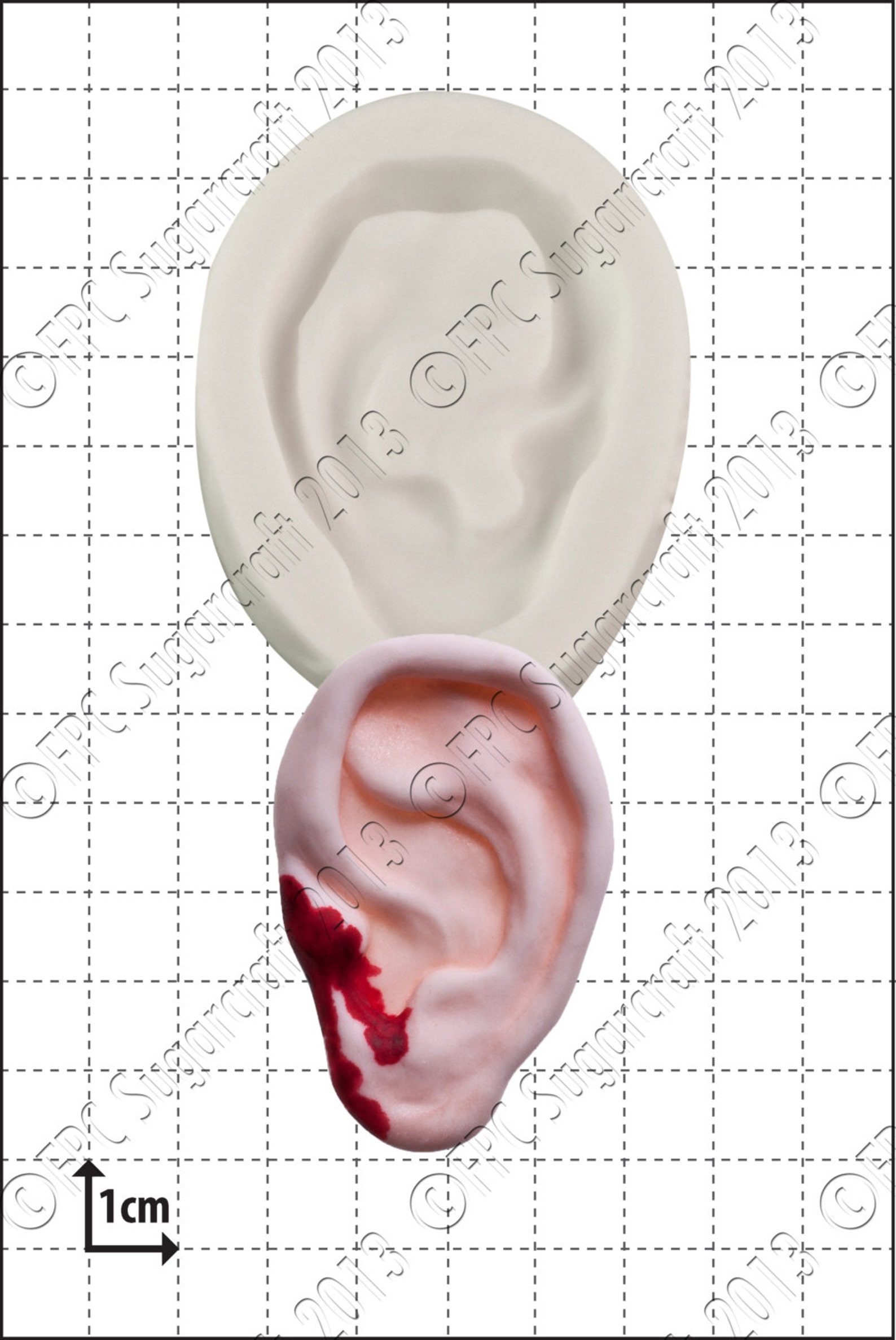 Ear Silicone Mould mold 'ear' by FPC Sugarcraft Etsy