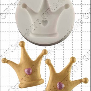 Crown silicone mould (mold) - &#39;Princess Crown&#39; by FPC Sugarcraft | resin mold, fimo mold, polymer clay mold, soapmaking mold C056