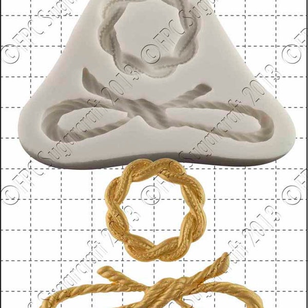 Moule silicone décoratif (moule) - « boucle & Bow » par FPC Sugarcraft | moule, moule fimo, moule en argile polymère, Savonnerie moule C106 en résine