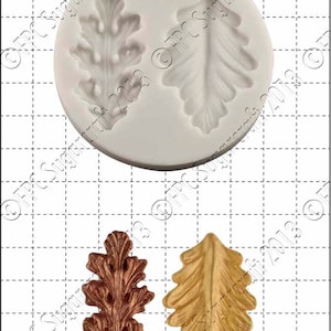 Leaves silicone mould (mold) - &#39;Stylised Leaves&#39; by FPC Sugarcraft | resin mold, fimo mold, polymer clay mold, soapmaking mold B006