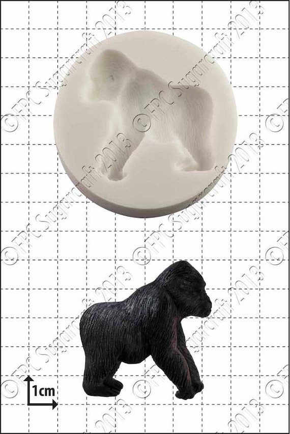 Ape Silicone Mould mold 'gorilla' by FPC Sugarcraft Resin Mold