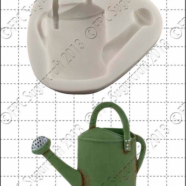 Gardening silicone mould (mold) - 'Watering Can' by FPC Sugarcraft | resin mold, fimo mold, polymer clay mold, soapmaking mold C032