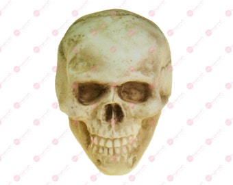 Skull silicone mould (mold) - &#39;3D Skull&#39; by FPC Sugarcraft | resin mold, fimo mold, polymer clay mold, soapmaking mold C193