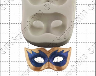 Mask silicone mould (mold) - 'Masquerade Masks' by FPC Sugarcraft | resin mold, fimo mold, polymer clay mold, soapmaking mold C093