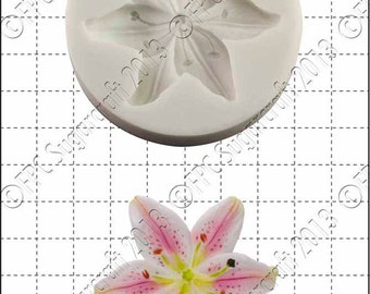 Flower silicone mould (mold) - 'Lily' by FPC Sugarcraft | resin mold, fimo mold, polymer clay mold, soapmaking mold A016