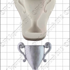 Trophy silicone mould (mold) - &#39;Trophy&#39; by FPC Sugarcraft | resin mold, fimo mold, polymer clay mold, soapmaking mold C096