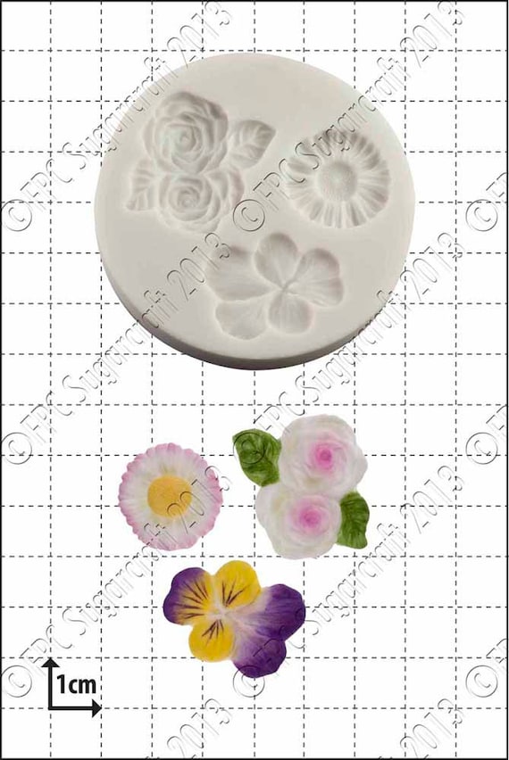 Flower Centres' Silicone Mould by FPC Sugarcraft - www