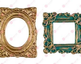 Frame silicone mould (mold) - 'Picture Frames (ornate)' by FPC Sugarcraft | resin mold, fimo mold, polymer clay mold, soapmaking mold C204