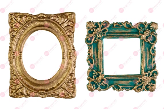 Frame silicone mould mold Picture Frames ornate by FPC Sugarcraft resin mold fimo mold polymer clay mold soapmaking mold C204