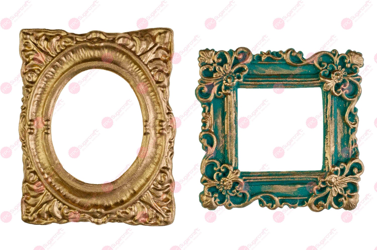 SILICONE RUBBER MOULD Ornate Mirror Frame Dolls House Arts Crafts 