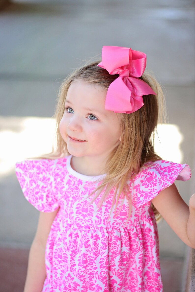 Large Hair Bows Big Hair Bows 6 Inch Hair Bows Giant Hair Etsy