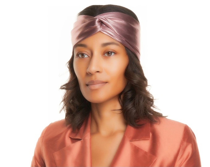 Wanda Turban - Pink Metallic
