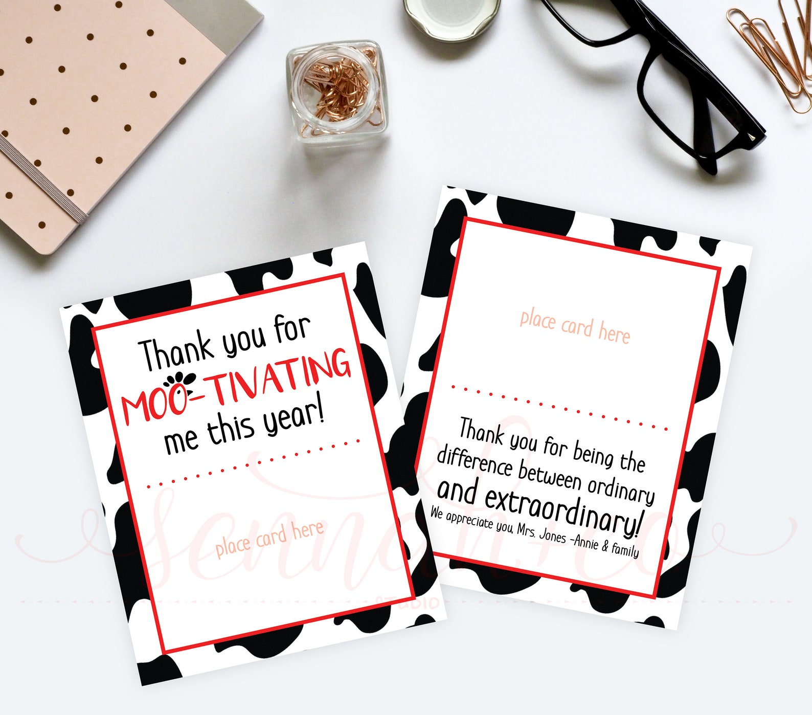 Chick-fil-a Inspired Gift Card Holder, Teacher Appreciation, Boss ...