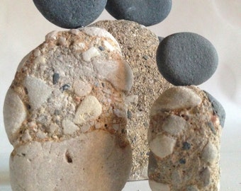 Be true to your unique self!! Beautiful Stone Figurines, a family of reclaimed stones